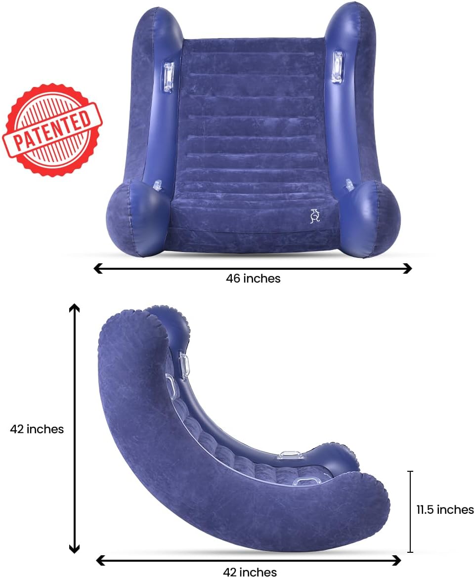 TED KANGAROO AIR Cloud Rocker | Sensory Chair for Kids, Includes Electric Air Pump