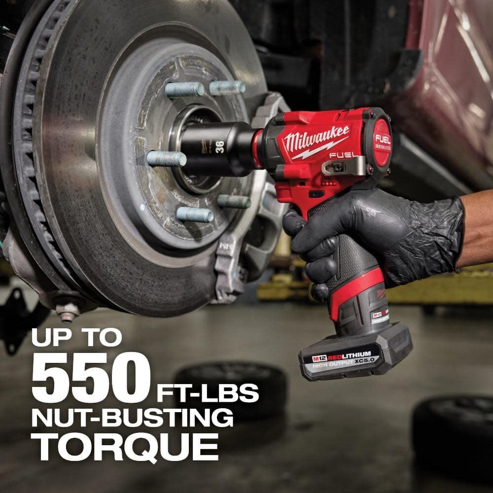 Milwaukee M12 FUEL Stubby 1/2 Inch Impact Wrench (Bare Tool)