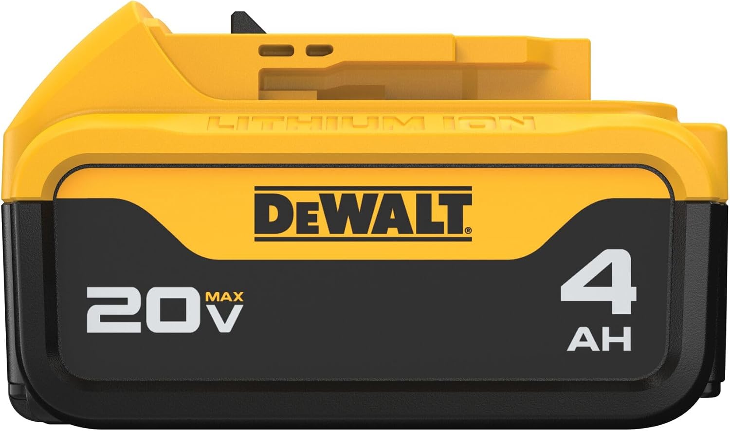 DEWALT 20V MAX* XR Battery, 4.0-Ah, 2-Pack (DCB204-2), Black