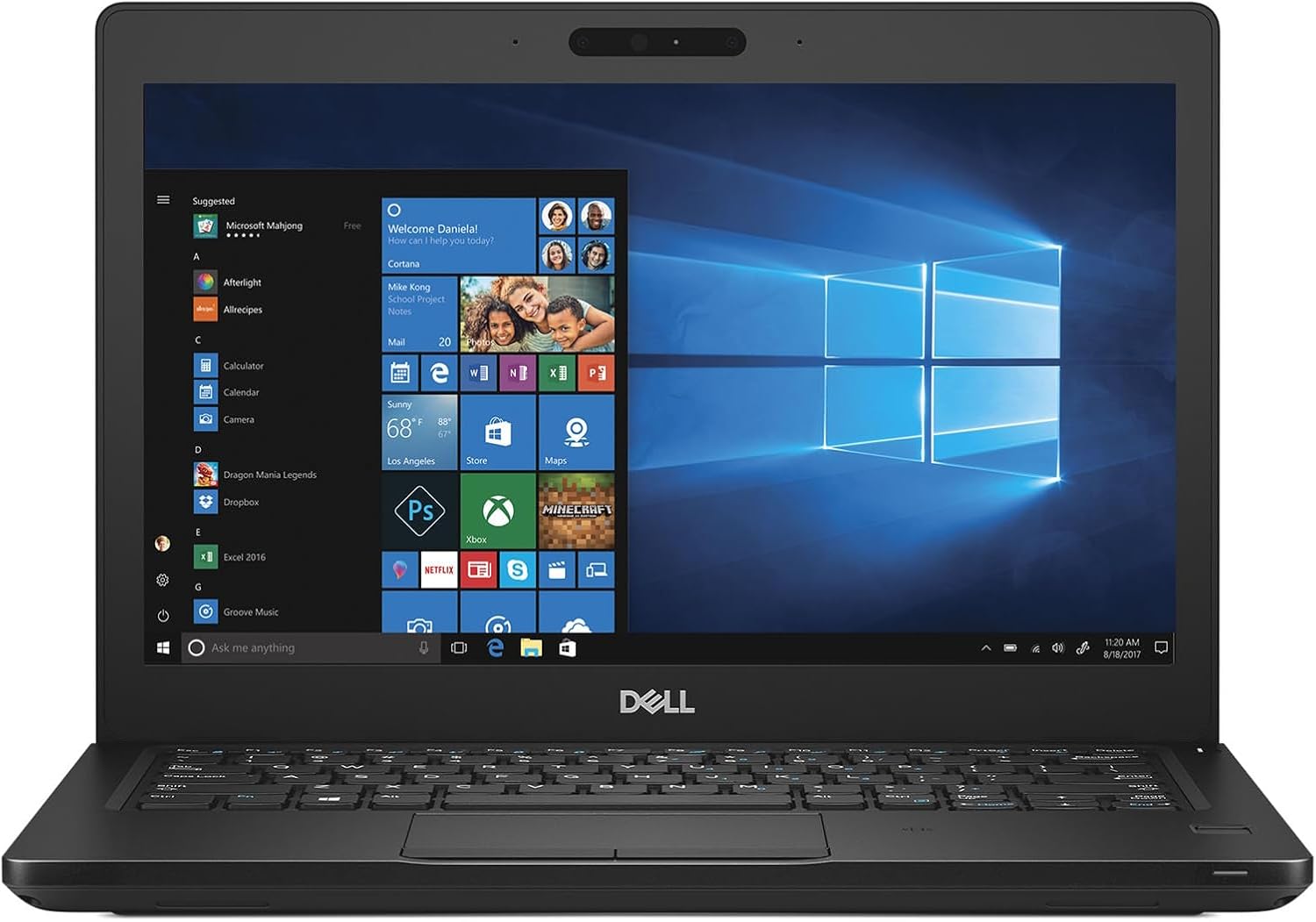Dell Latitude 5290 12.3' HD, Core i5-8350U 1.7GHz, 8GB RAM, 256GB Solid State Drive, Windows 11 Pro 64Bit, CAM (Renewed)