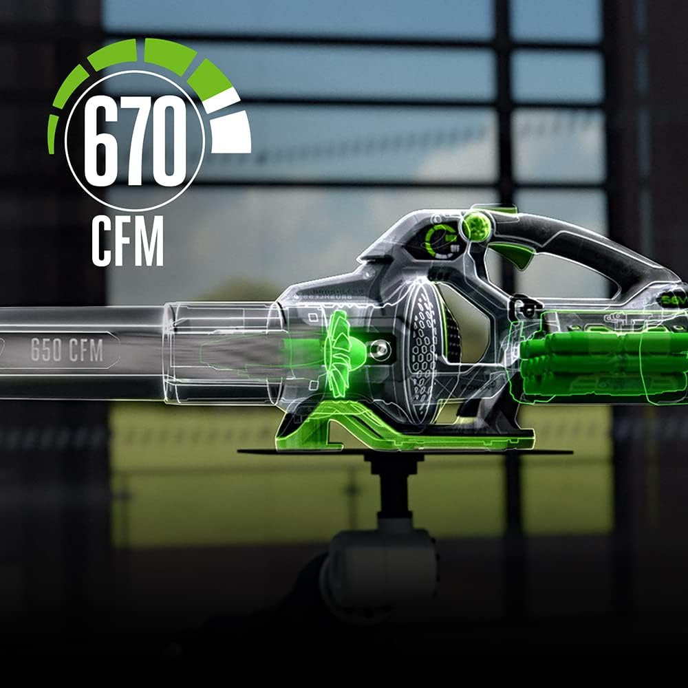 EGO Power+ Leaf Blower, Cordless Electric 670 CFM, Battery and Charger Not Included - LB6700