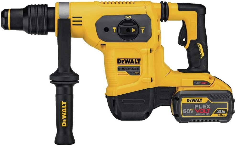 DEWALT 60V MAX Cordless Hammer Drill Kit, 1-9/16 in., (2) FLEXVOLT Batteries & Charger Included (DCH481X2)