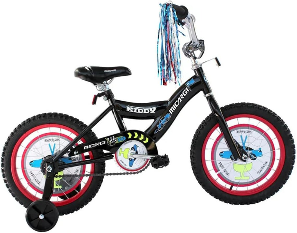 MICARGI Dragon/Ellie/Kiddy BMX Kids Bike 3-12 Age Boys Girls 16 20 inch with Kickstand Kids'Cruiser Bike with Coaster Brake Bell and Training Wheels Multiple Colors