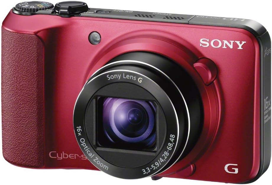 Sony Cyber-shot DSC-HX10V 18.2 MP Exmor R CMOS Digital Camera with 16x Optical Zoom and 3.0-inch LCD (Red) (2012 Model)