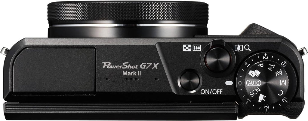 Canon PowerShot G7 X Mark II (Black) (Renewed)