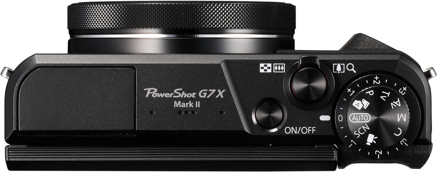 Canon PowerShot G7 X Mark II (Black) (Renewed)