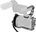 SmallRig FX3 / FX30 HawkLock Quick Release Camera Cage Kit for Sony with XLR Handle Extension, Wrist Strap and Cable Clamp for HDMI, QR Cold Shoe, NATO Rail/QR Plate for Arca,Titanium Gray