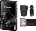 Canon PowerShot ELPH 360 HS 20.2 MP Digital Camera w/Sunshine Photo Starter Bundle (Renewed)