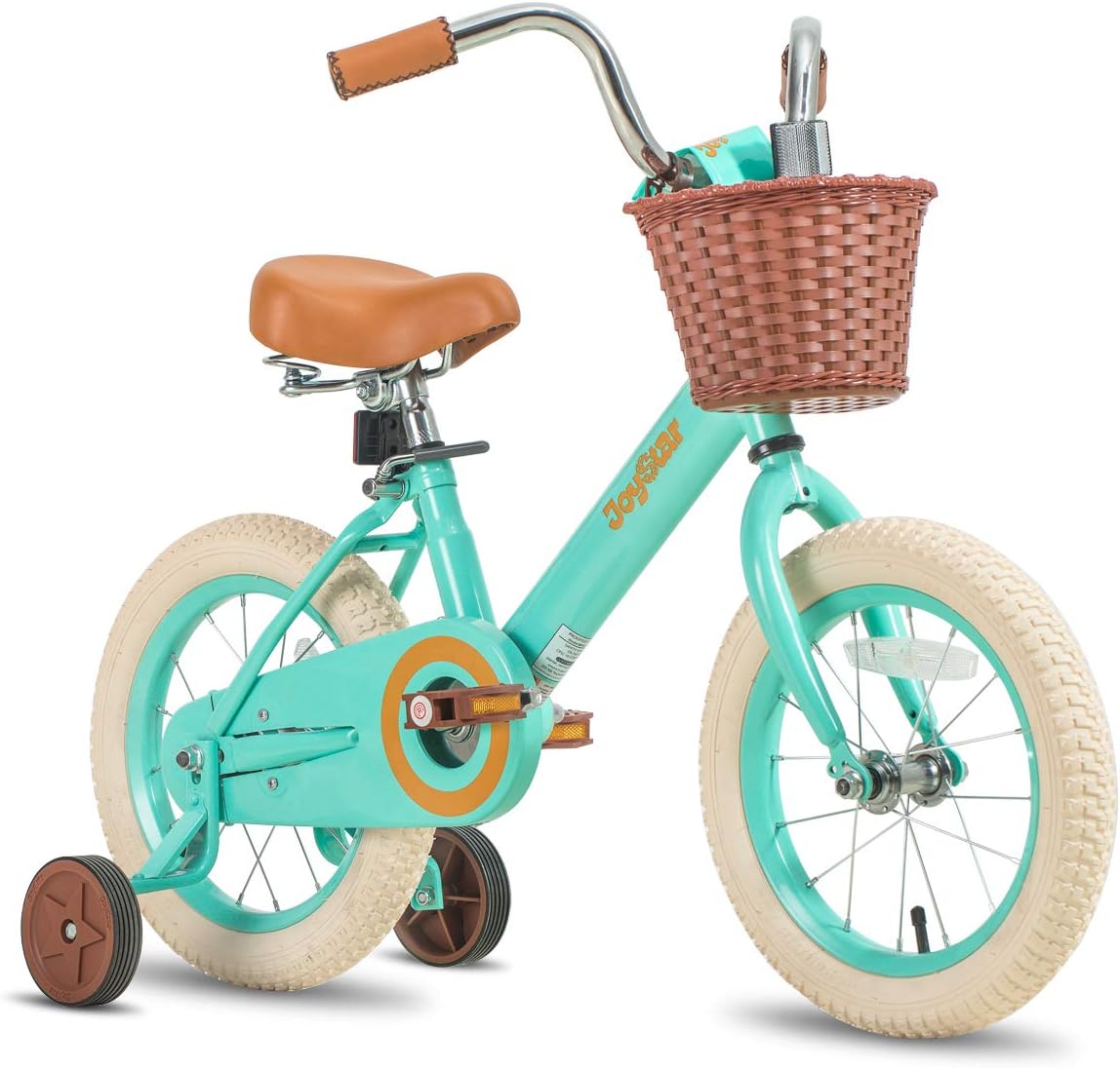 JOYSTAR Classic Style Kids Bike with Training Wheels & Basket, 12 14 16 Inch Girls Bike for 2-7 Years Old, Kids' Bicycles