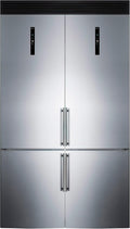 Summit 48' Bottom Refrigerator, Counter Depth Refrigerator-Freezer, French Door, Energy Star, Stainless Steel - FFBF181ES2KIT48