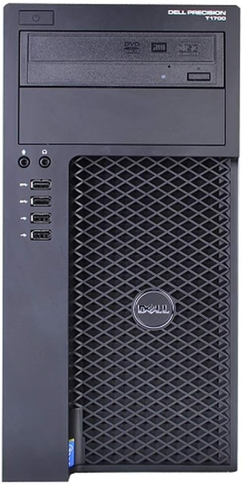 Dell Precision T1700 Workstation i7, 16GB RAM, 480GB SSD, 3TB HDD,GeForce GT 710 2GB, Windows 10, WiFi, Wireless Keyboard and Mouse (Renewed)