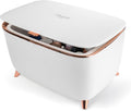 Cooluli Glam 9L Mini Skincare Fridge - White Mini Fridge for Skin Care Accessories, Makeup, Cosmetics and Facial Masks Storage - Ideal Birthday and Christmas Gift for Women and Teen Girls