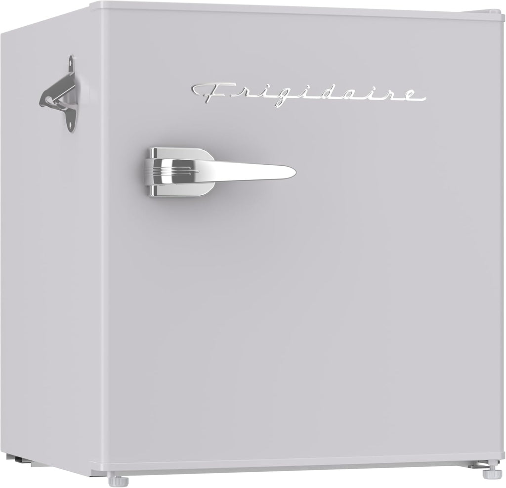 Frigidaire EFR176 1.6 cu. ft. Retro Bar Fridge with Side Bottle Opener (Moonbeam)