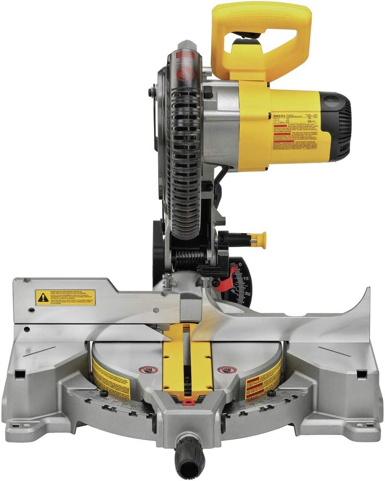 DEWALT Miter Saw, Single Bevel, Compound, 10-Inch, 15-Amp (DWS713)