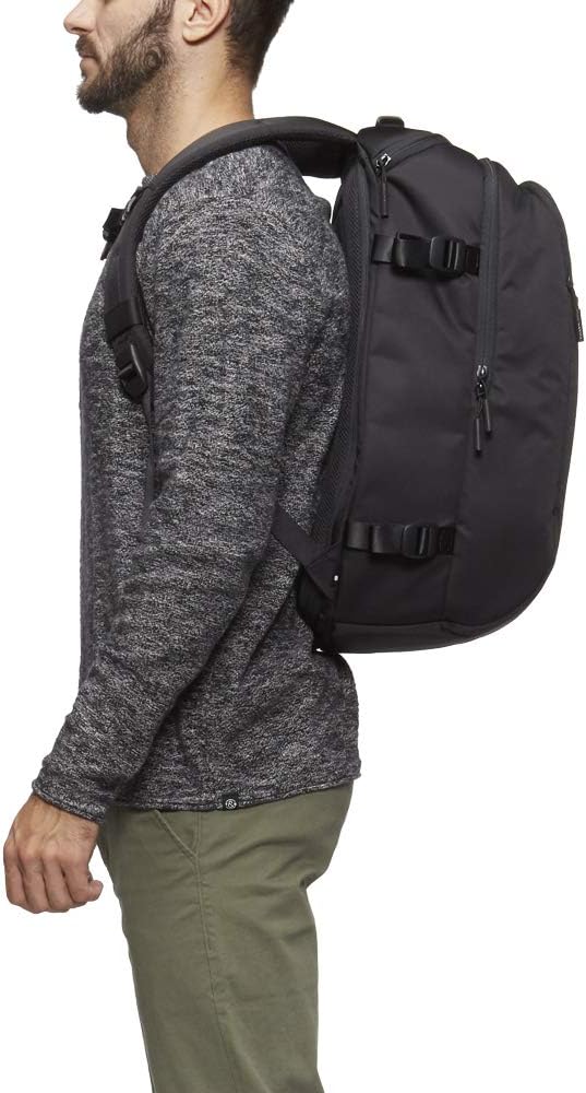 Incase DSLR BackPack with Durable 840D Nylon - 26L Weather Resistant Camera Bag designed for Photographers and Videographers, Customizable Dividers to Secure all Equipment, Quick Access Pocket - Black