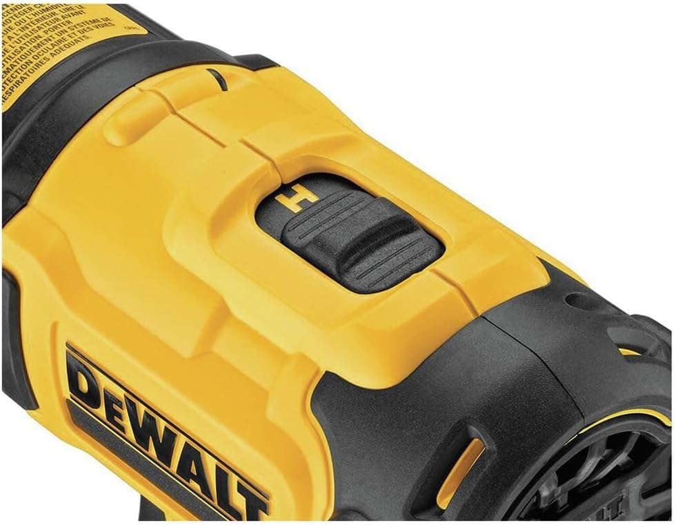 DEWALT 20V MAX Heat Gun Kit, Cordless, Up to 990 Degrees, 42 Minutes of Run Time, LED Light, Battery and Charger Included (DCE530P1)