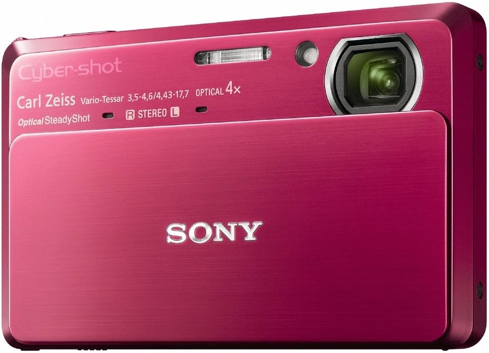 Sony DSC-TX7 10.2MP CMOS Digital Camera with 4x Zoom with Optical Steady Shot Image Stabilization and 3.5 inch Touch Screen LCD (Red)