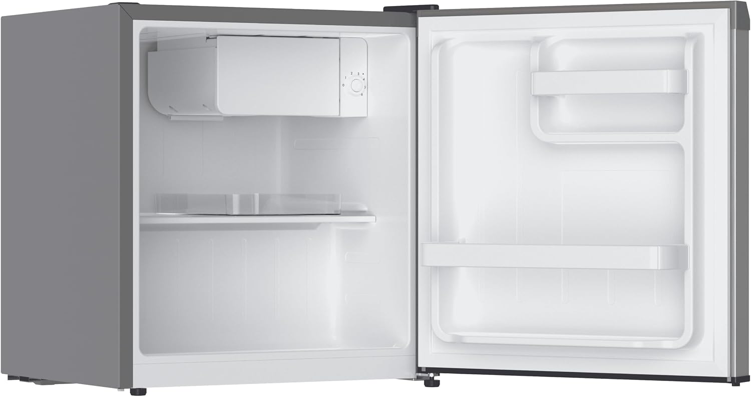 Frigidaire Retro Compact Mini Fridge with Freezer Compartment, Chrome Handles, Built-in Water Dispenser, (1.8 cu ft)