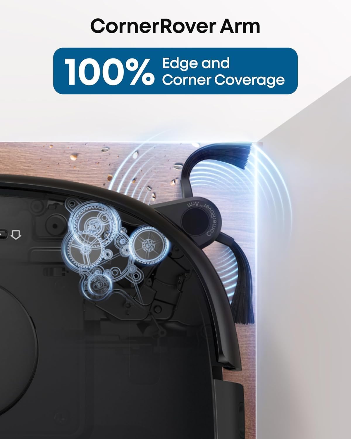 eufy E25 Omni Robot Vacuum and Mop Combo,HydroJet System, 20,000Pa Turbo Suction, Zero-Tangle Design, Auto-Empty & Self-Cleaning All-in-One Station + Official Replacement Parts Kit