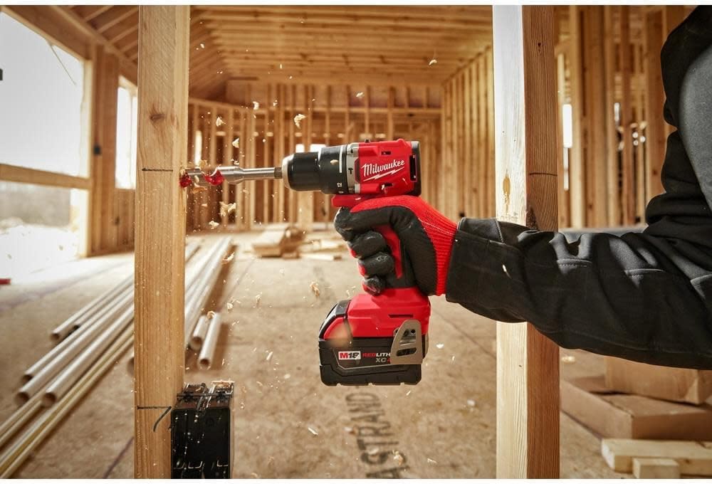 Milwaukee M18 Compact 1/2 in Hammer Drill/Driver (Bare Tool)(Renewed) 3602-20