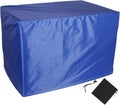 YSUEFIJO Patio Furniture Cover Set Waterproof 98x98x35in Blue Outdoor Garden Furniture Covers Rectangular Square for Table Chairs and Sofa, 420D Oxford Fabric Tear-Resistant Anti-UV