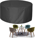 Outdoor Waterproof Patio Table Covers 114' D x 39' H, Heavy Duty Barbecue Gas Grill Cover, Extra Large Outdoor Furniture Set Covers, All Weather Protection Covers (290x100cm)