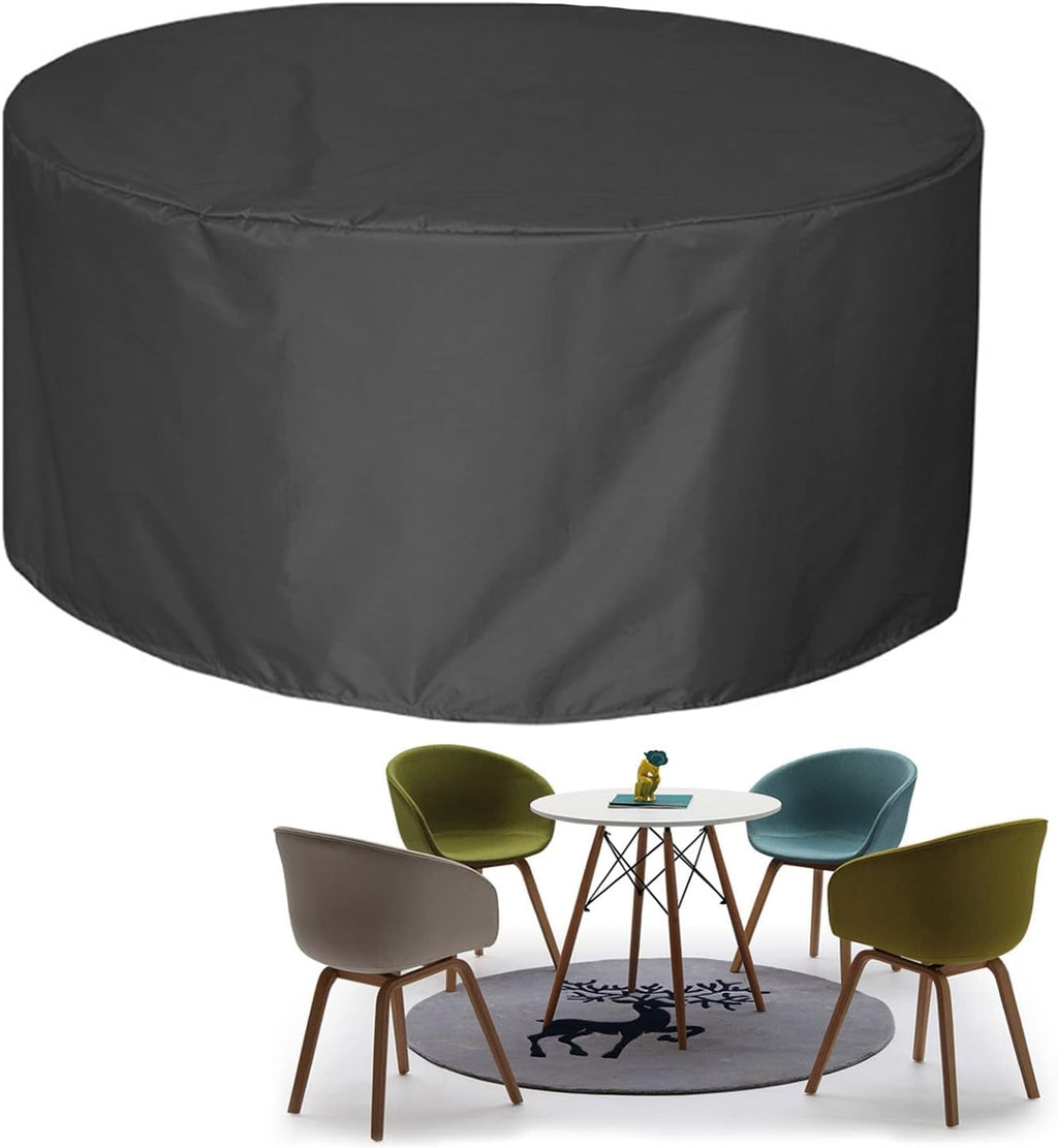 Outdoor Waterproof Patio Table Covers 130' D x 39' H, Heavy Duty Barbecue Gas Grill Cover, Extra Large Outdoor Furniture Set Covers, All Weather Protection Covers (330x100cm)
