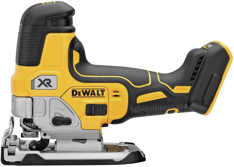 DEWALT 20V MAX Jig Saw, Cordless, Barrel Grip, 3,200 Blade Speed, Bare Tool Only (DCS335B)