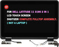 LCD Replacement for Dell Latitude 11 3190 2 in 1 Touch Screen Digitizer Complete Fulltop Assembly 30 Pins 11.6' Panel Display HD 1366X768 09KNWN 00G935