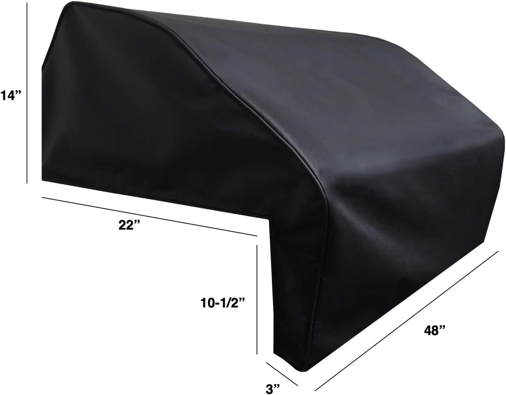 Windproof Covers 48 inch Heavy Duty Premium Vinyl Grill Cover to fit DCS Series 7 Traditional Built-in Grill