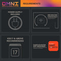 Target Darts Omni-Ring: LED Lighting & auto Scoring for dartboards. Includes Scoring cam, Magnetic Board Light, Catch Ring Light. Also in Ultimate Home Bundle.