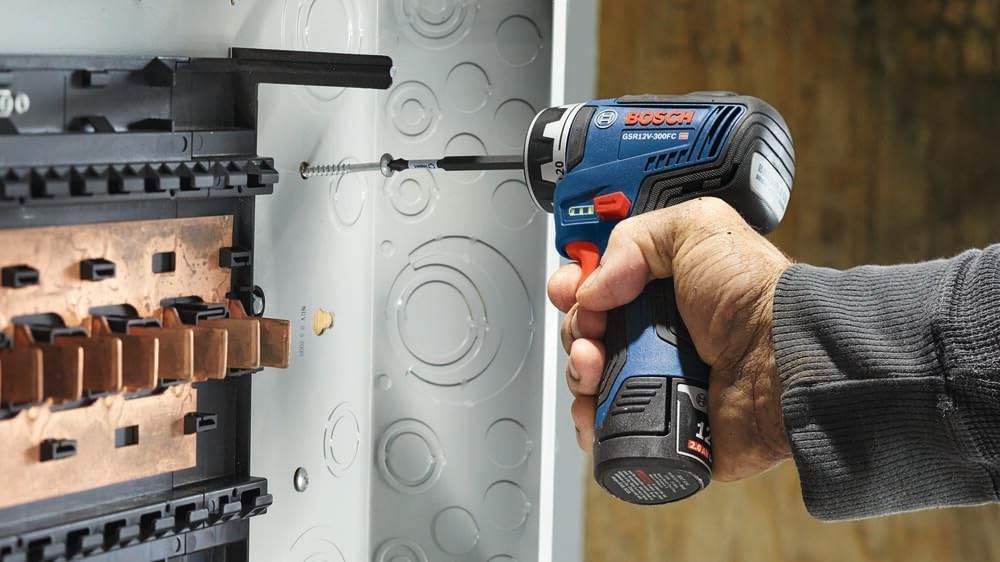 Bosch GSR12V-300FCB22 12V Max Drill/Driver with 5-In-1 Flexiclick® System with (2) 2.0 Ah Batteries