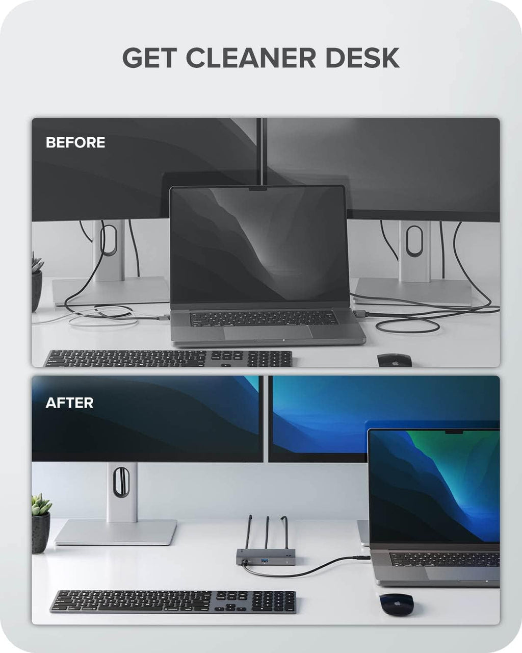 ALOGIC Thunderbolt 4 Blaze 10-in-1 Docking Station, 3xUSB-C 4.0, 3xUSB-A 3.1 Gen 2, 1xUSB-A 2.0, 96W PD, 4K@60Hz, Audio Jack, Ethernet, SD Card Reader, Windows & Mac Compatible.