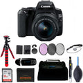 Canon EOS 250D (Rebel SL3) DSLR Camera w/ 18-55m DC Lens (w/Sunshine Photo Deluxe Bundle)