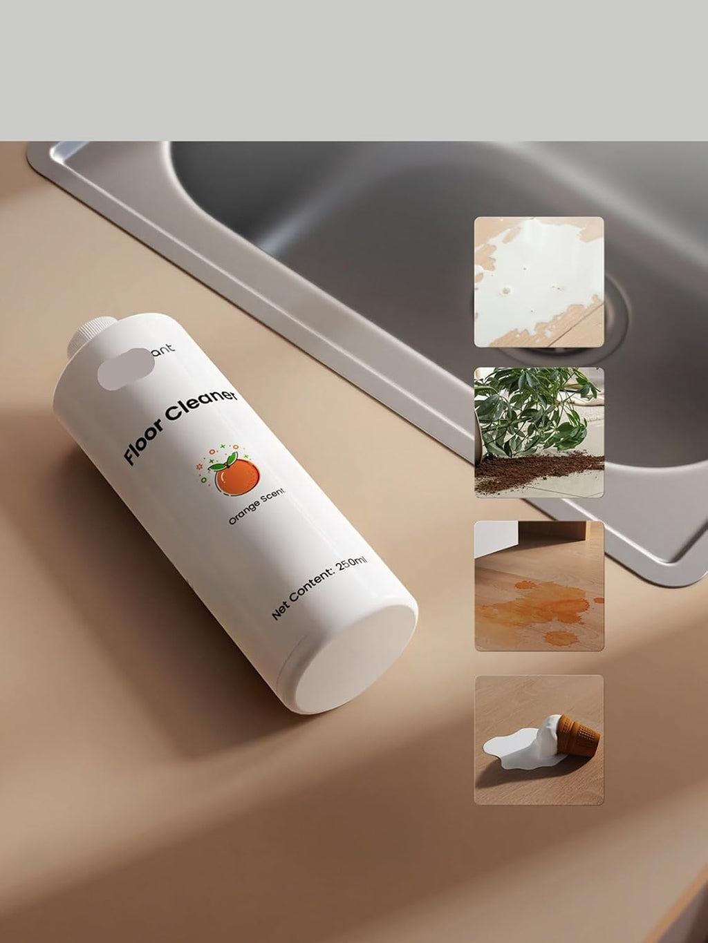 Compatible For Lefant,M3L M3 LS100 Sweeping Vacuum Cleaner Robot Tank Floor Cleaning Solution Liquid Replace Accessories 250ml(5pcs)