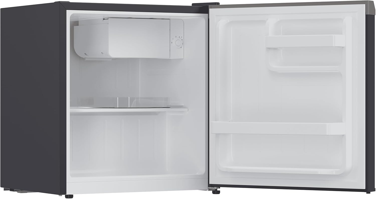 Frigidaire 1.6 cu ft Compact Mini Fridge, Perfect for Home or Office, Contemporary Series, Black, 1.6 cu ft