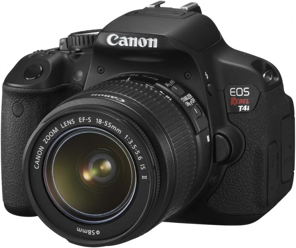 Canon 6558B003 EOS Rebel T4i 18-135mm is TM Lens Kit 18MP SLR Camera with 3-Inch LCD Body (Black)