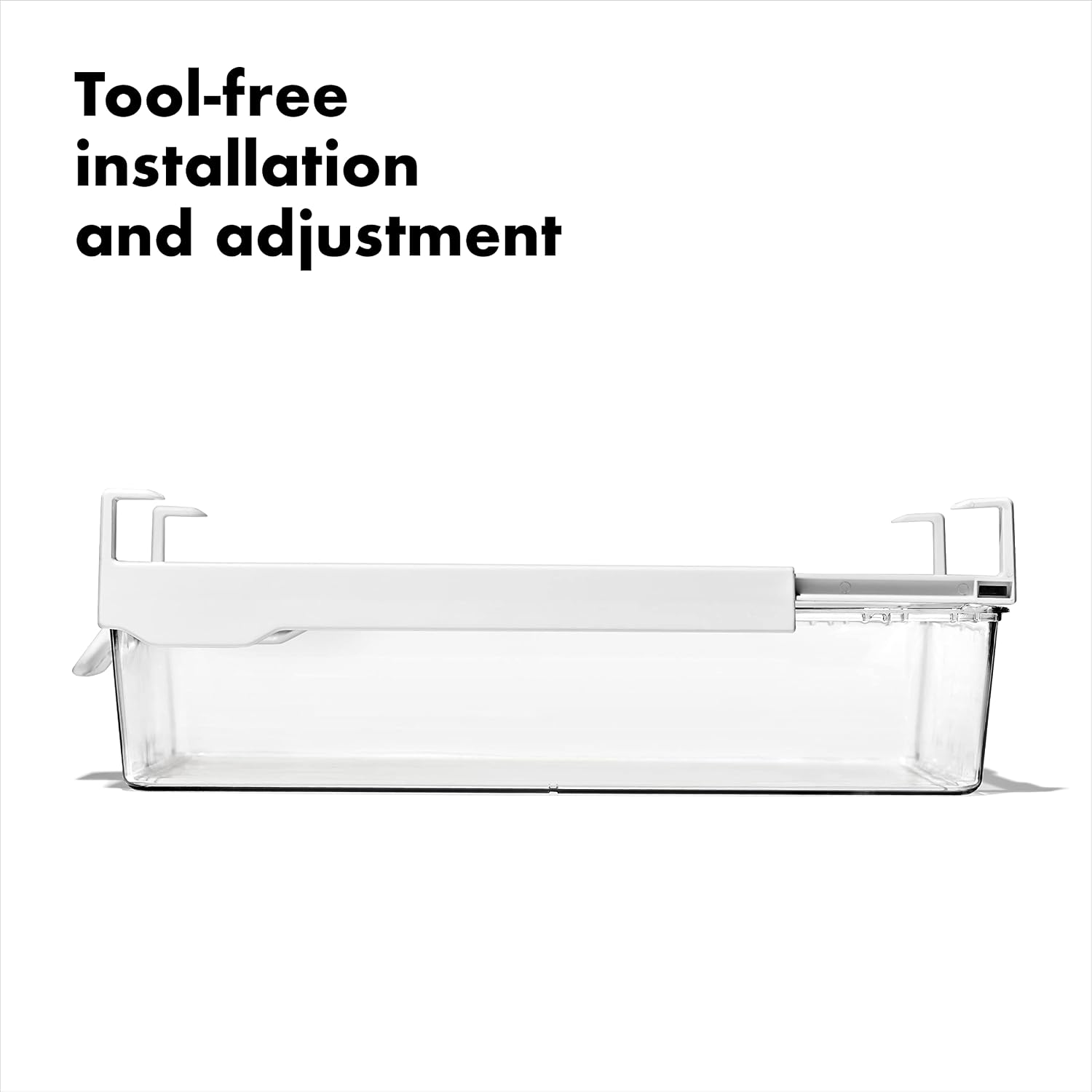 OXO Good Grips Fridge Undershelf Drawer 14 in - for Deli Meat, Cheese, Produce and More (Pack of 4)