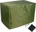 YSUEFIJO Patio Furniture Cover Rectangle 118x31x39in Garden Furniture Covers Waterproof Square Anti-UV Heavy Duty Durable 420D Oxford Fabric with Storage Bag Grass Green