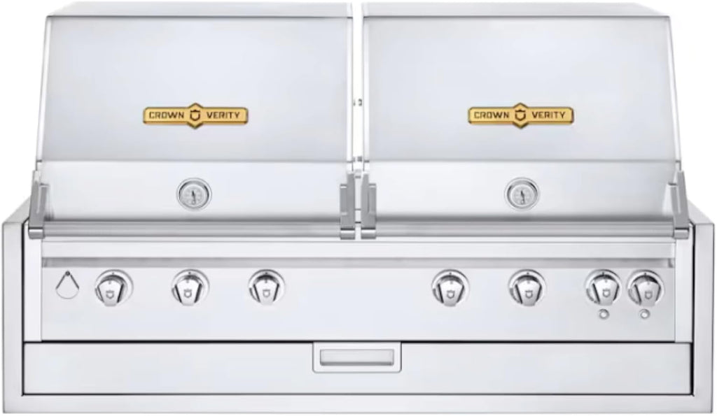 Windproof Covers 48 inch Heavy Duty Premium Grill Cover to fit Crown Verity Estate & Infinite Series Built-in Grill