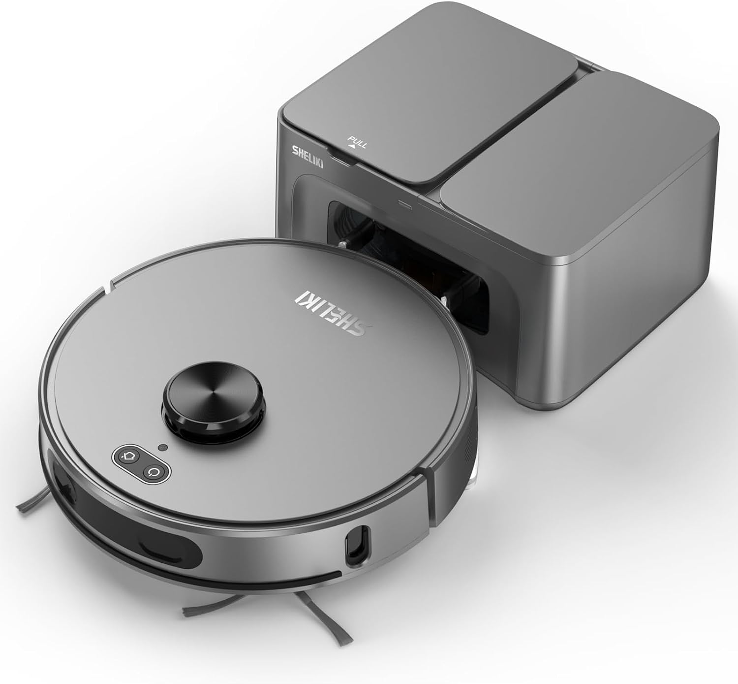 SHELIKI Robotic Vacuum Cleaner with Cleaning the Entire Home Cleaning Up Daily