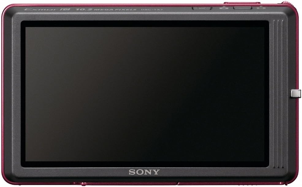 Sony DSC-TX7 10.2MP CMOS Digital Camera with 4x Zoom with Optical Steady Shot Image Stabilization and 3.5 inch Touch Screen LCD (Red)