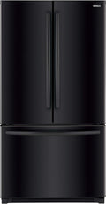 Winia WRFS26ABBD French Door Non-Dispenser Refrigerator, 26.1 Cu.Ft, Black
