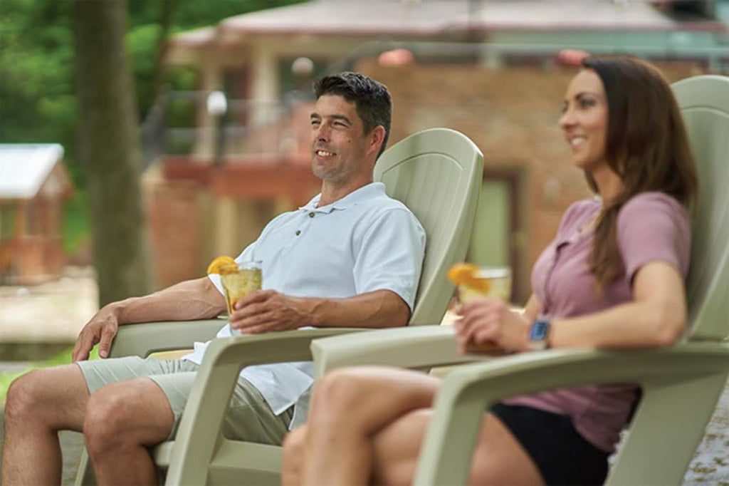 Semco Rockaway Heavy Duty All-Weather Outdoor Rocking Chair Plastics - Green