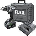 FLEX 24V Brushless Cordless 1/2-Inch 1,400 In-Lbs Torque 2-Speed Hammer Drill Turbo Mode Kit with 6.0Ah Stacked Lithium Battery and 280W Rapid Charger - FX1271T-1H