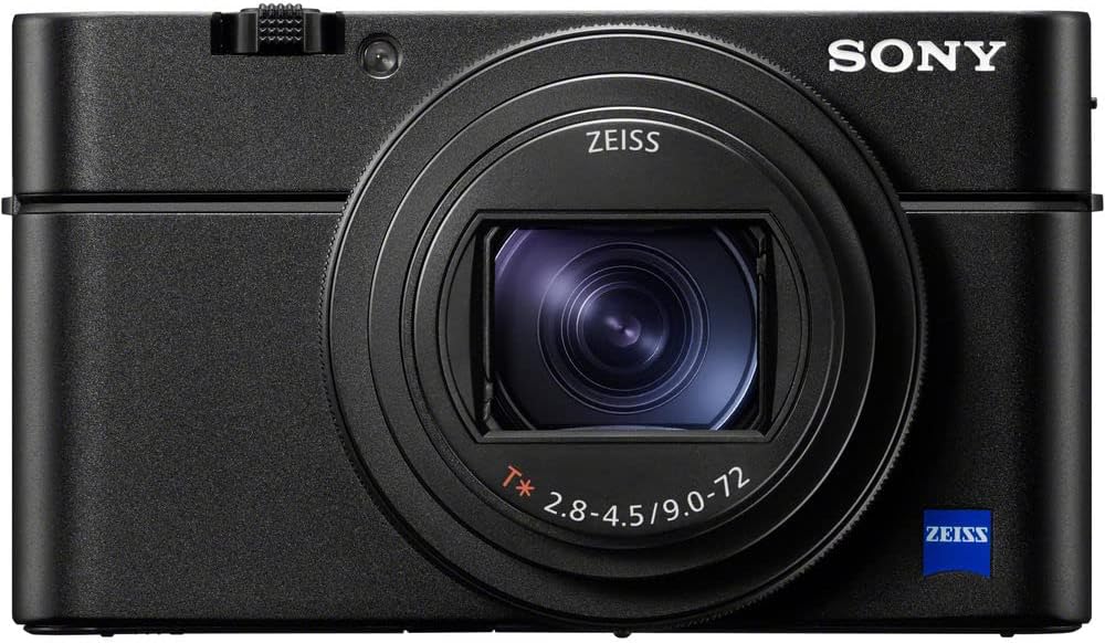 Sony Cyber-Shot RX100 VII Digital Camera (DSC-RX100M7) – 20.1MP 1-Inch Stacked CMOS Sensor | ZEISS 24–200mm Zoom Lens + 2 x 64GB Card + Case + 3 x NP-BX1 Battery + More