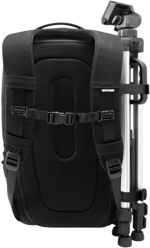 Incase DSLR BackPack with Durable 840D Nylon - 26L Weather Resistant Camera Bag designed for Photographers and Videographers, Customizable Dividers to Secure all Equipment, Quick Access Pocket - Black