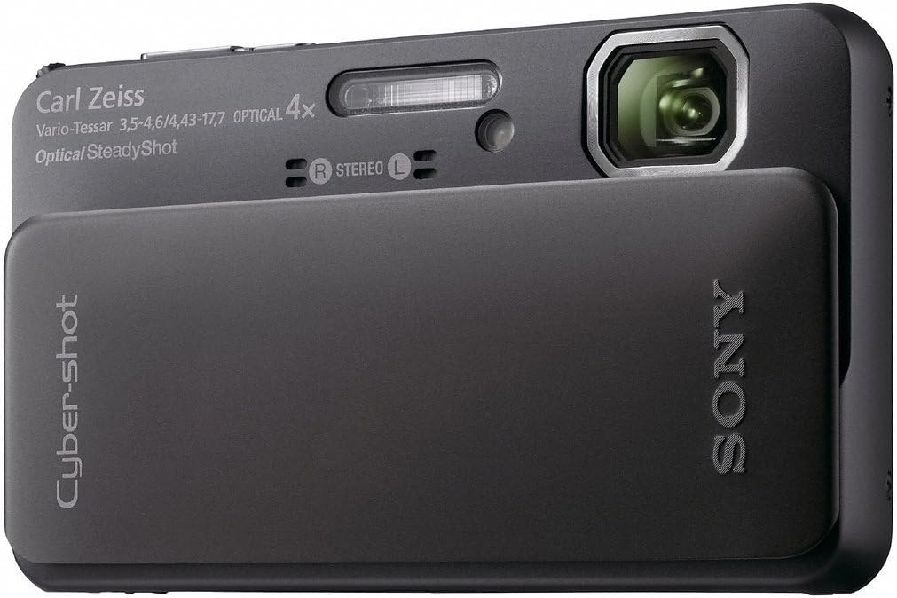 Sony Cyber-Shot DSC-TX10 16.2 MP Waterproof Digital Still Camera with Exmor R CMOS Sensor, 3D Sweep Panorama and Full HD 1080/60i Video (Black)