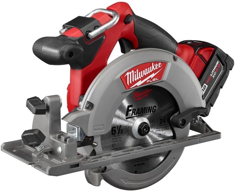 Milwaukee 2896-26 M18 Fuel 18-Volt Lithium-Ion Brushless Cordless Combo Kit (6-Tool) with (2) 5.0 Ah Batteries, (1) Charger, (2) Tool Bags