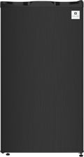 ARCTIC CHEF ACFR335, 3.2 Cu Ft Compact Design Mini Fridge with Freezer, Stainless, Black SS